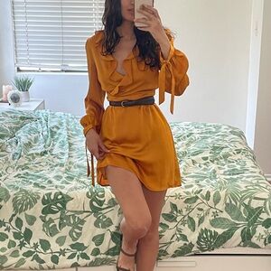 ❌DONATED❌ Lost + Wander Golden Yellow Dress